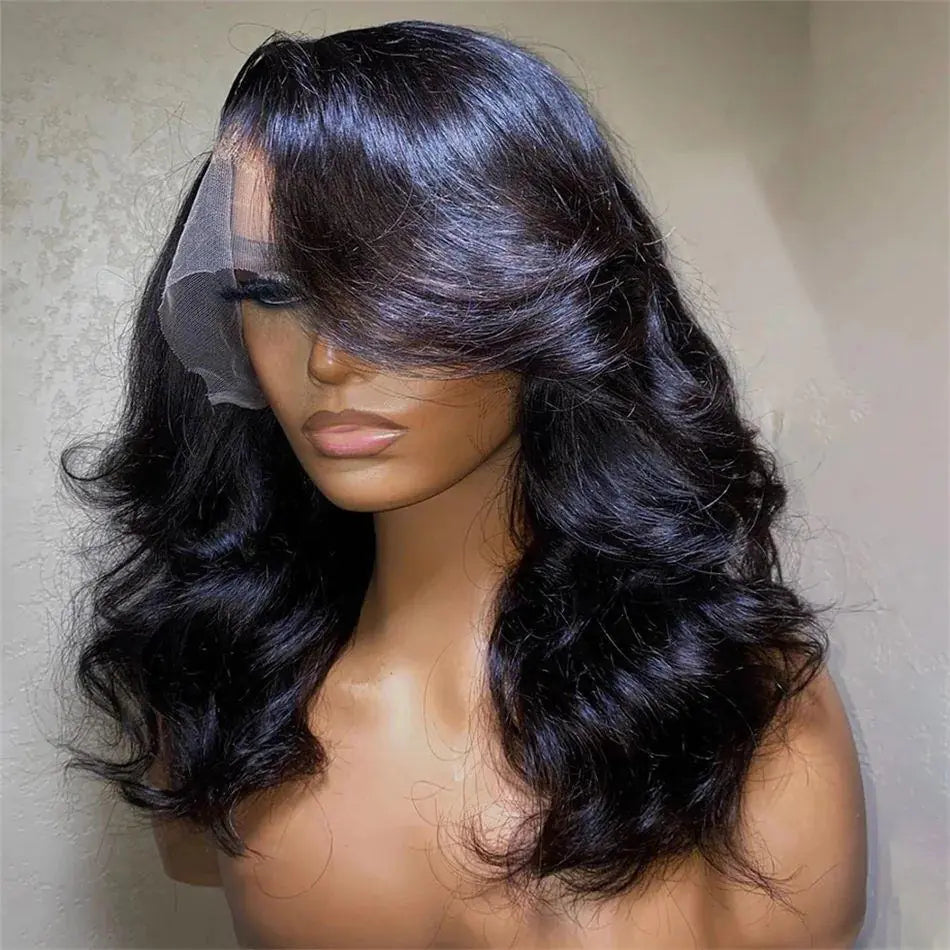 Natural Black Lace Front Wig