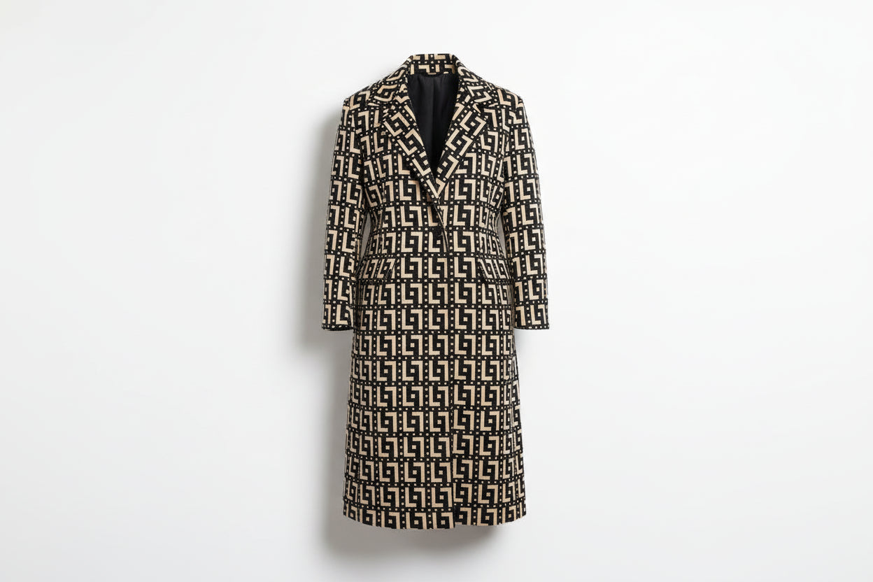 Casual Mid-Length Lapel Trench Coat for Women