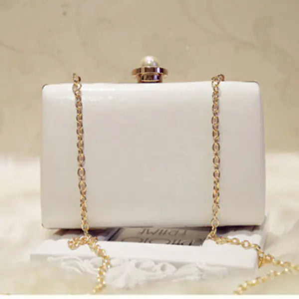Elegant Floral Leather Clutch