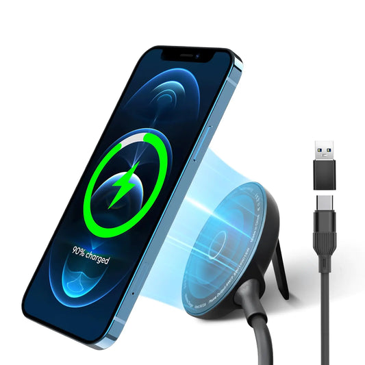 15W Magnetic Wireless Charger for iphone and Galaxy