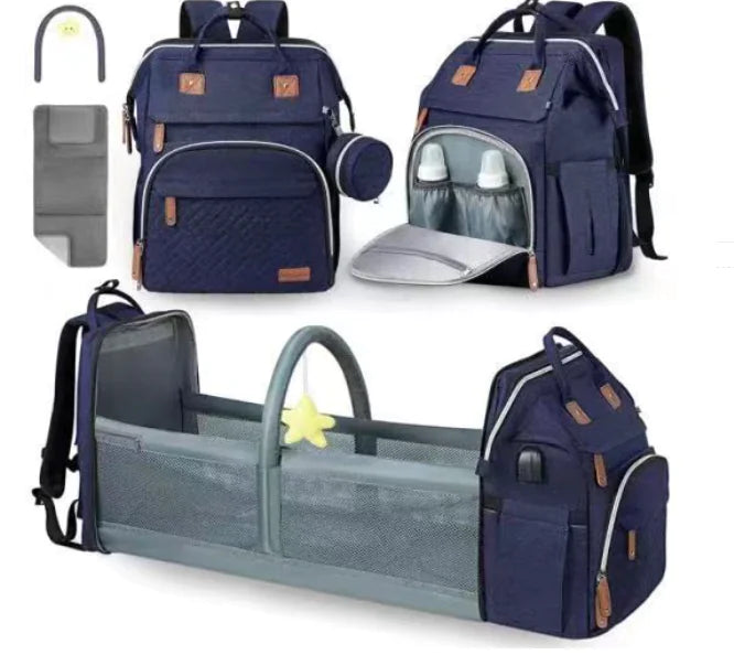 Elegant Large Mom-Baby Backpack