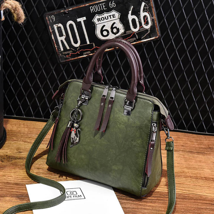 Cat-Themed Tote Bag, Shoulder & Crossbody Purse