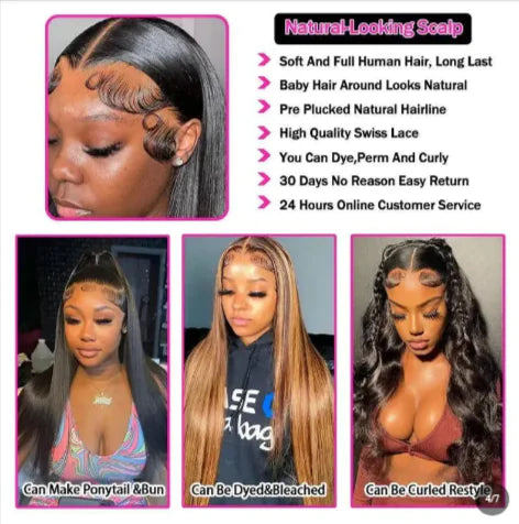 Seamless HD Lace Front Wig