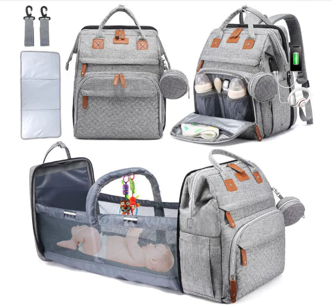 Elegant Large Mom-Baby Backpack