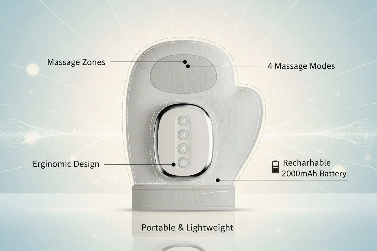 Wireless Heated Air Pressure Hand Massager