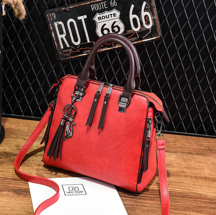 Cat-Themed Tote Bag, Shoulder & Crossbody Purse