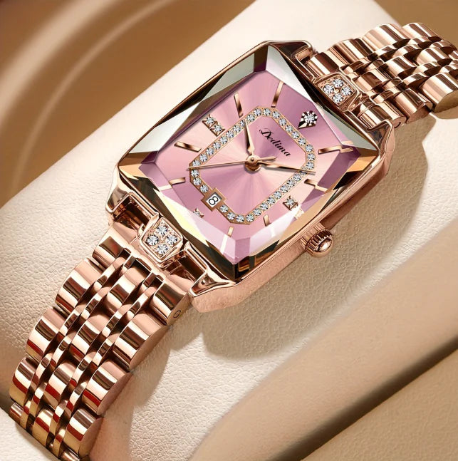 Sophisticated Water-Resistant Women’s Watch – Metal Bracelet