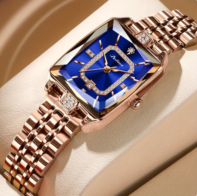 Sophisticated Water-Resistant Women’s Watch – Metal Bracelet