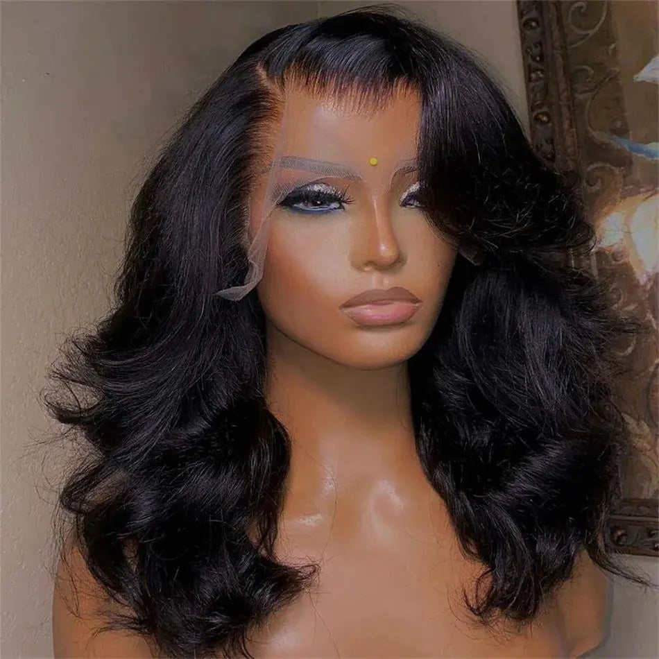 Natural Black Lace Front Wig
