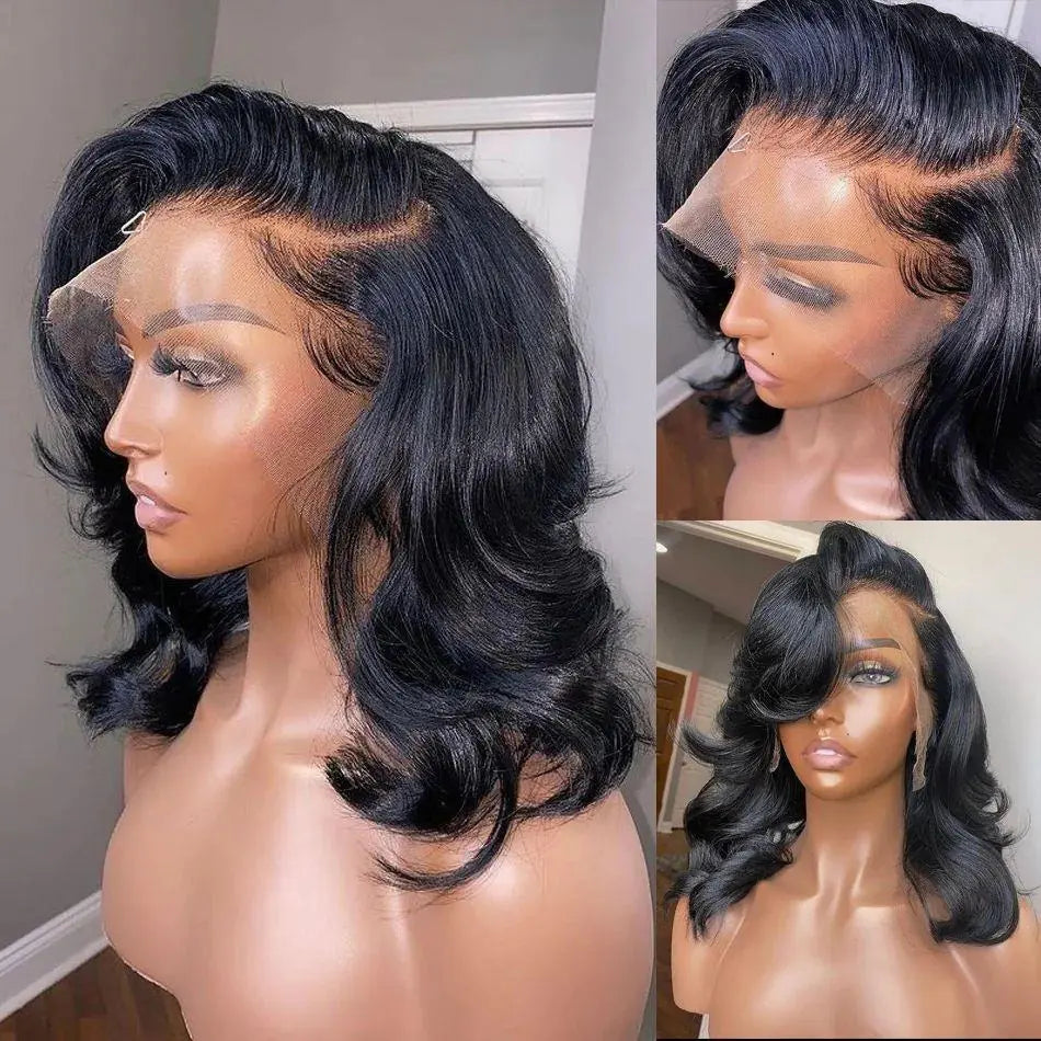 Natural Black Lace Front Wig