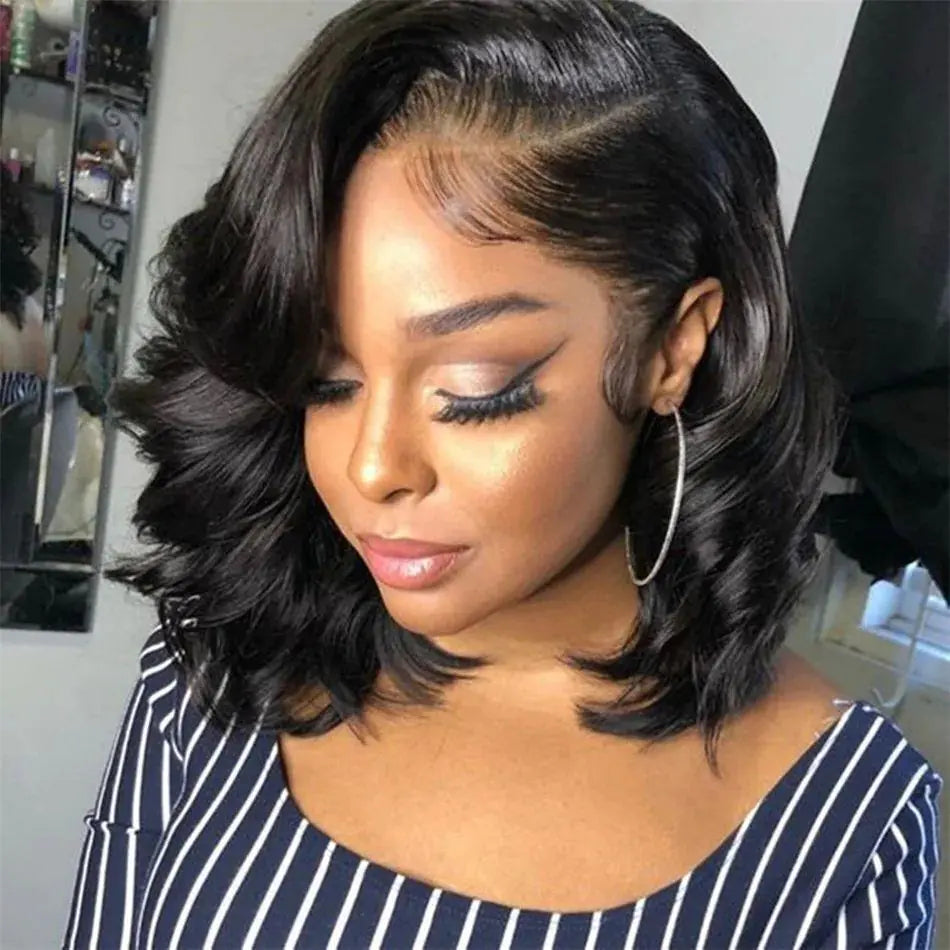 Natural Black Lace Front Wig