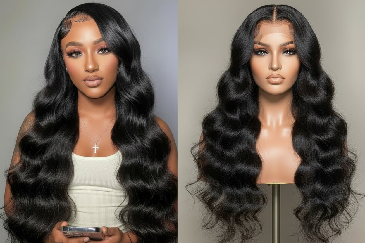 13x6 Body Wave Lace Front Wigs Human Hair 180% Density
