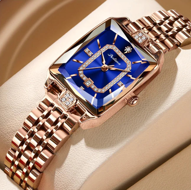 Sophisticated Water-Resistant Women’s Watch – Metal Bracelet