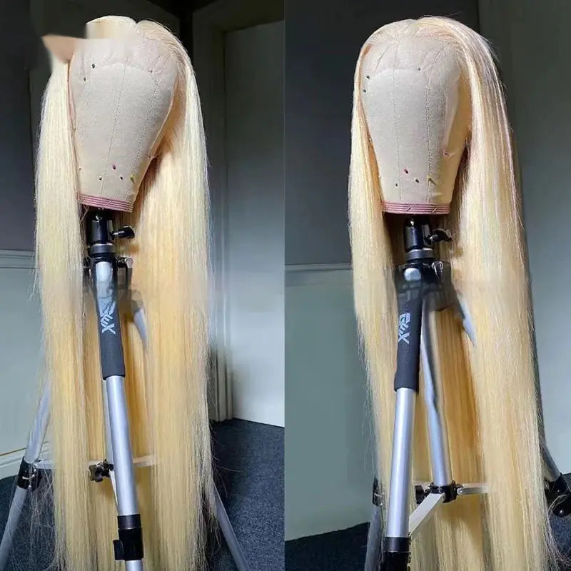 Real Human Hair Transparent Lace Full-Head Wig