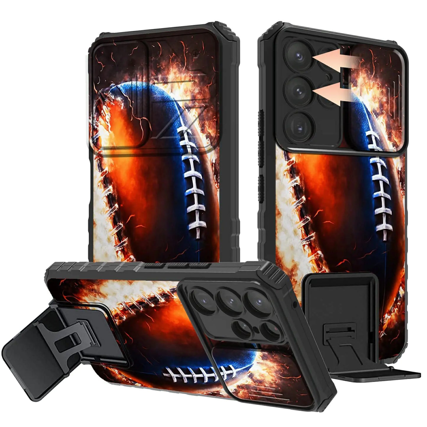 Samsung S23 Ultra RoboCase with Slide Camera Cover & Kickstand