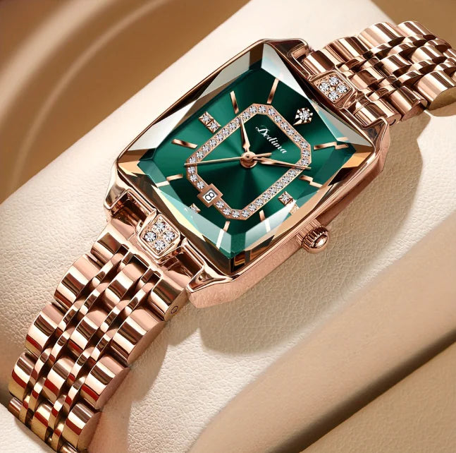 Sophisticated Water-Resistant Women’s Watch – Metal Bracelet