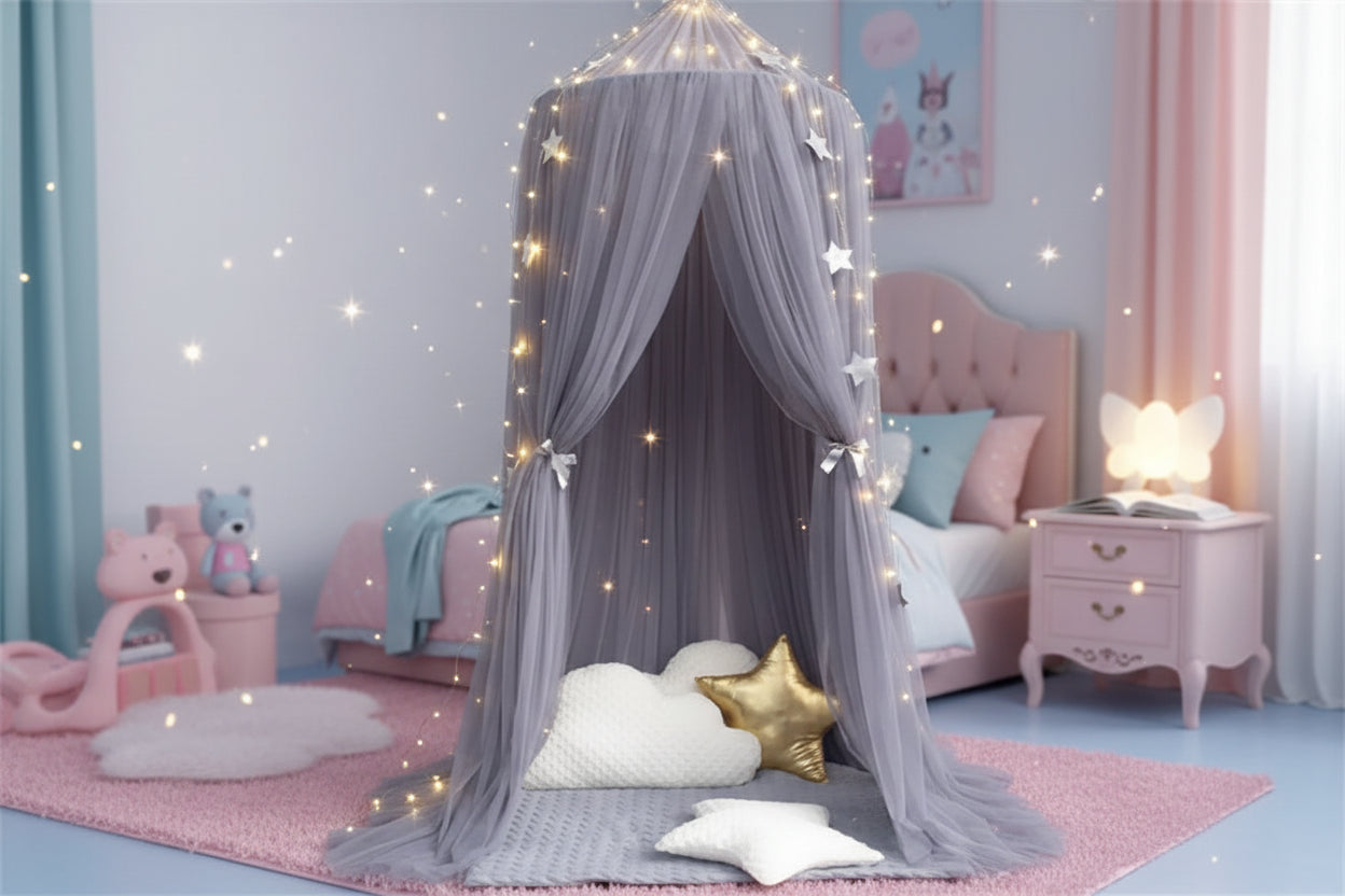 Children's Dreamy Dome Crown Breathable Mosquito Tent