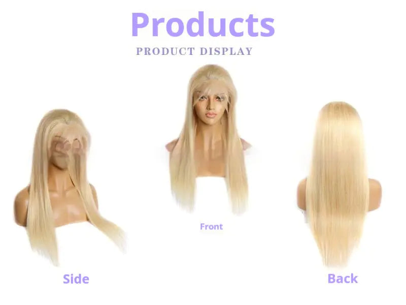 Real Human Hair Transparent Lace Full-Head Wig