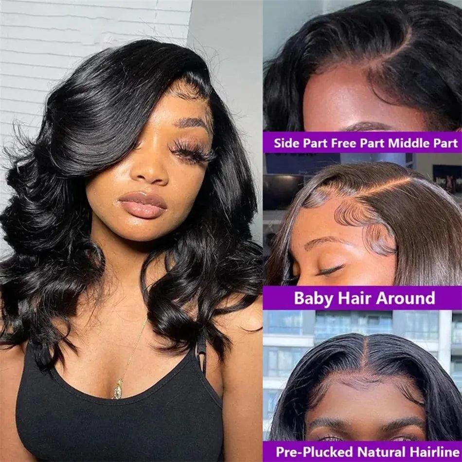 Natural Black Lace Front Wig
