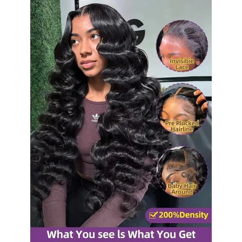 Loose Wave HD Lace Wig 300 Density