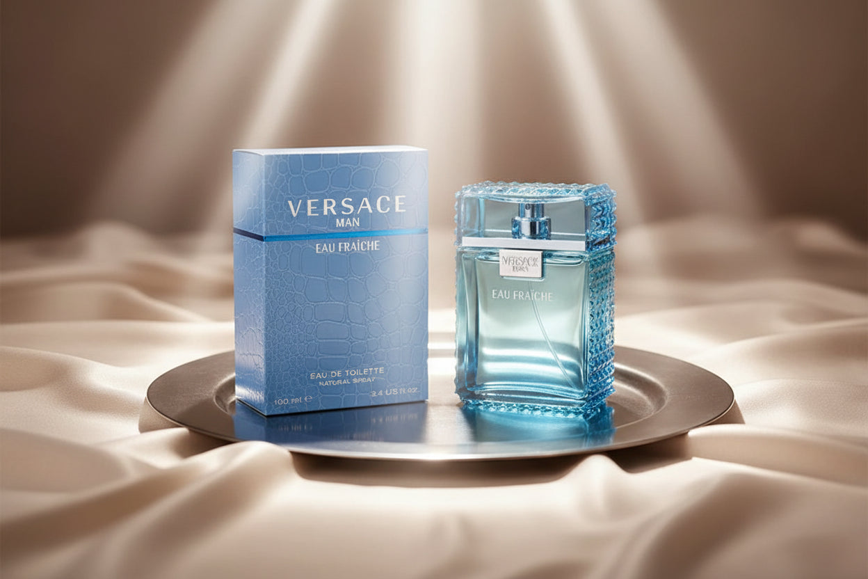Versace Man Eau Fraiche by Versace for Men 3.4 oz Eau de Toilette Spray